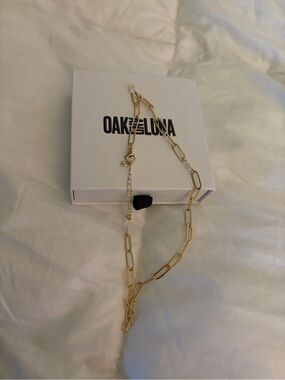 Gold Paperclip Chain Necklace